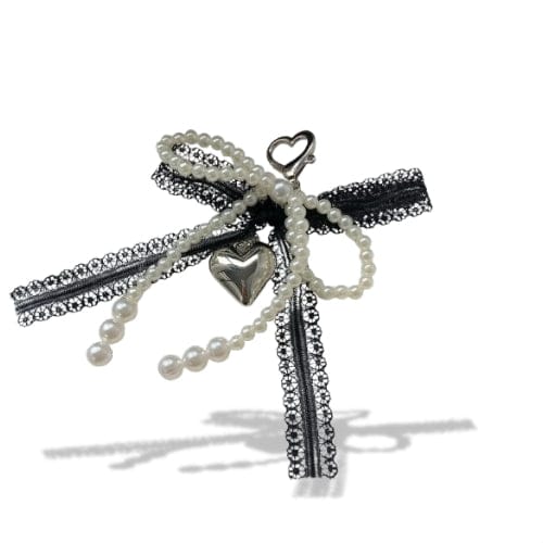 Porte-clés | Perles & rubans | Sivalc Noir