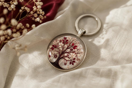 Porte-clés cabochon verre sur lin – guide 2026 Sivalc