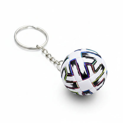 Porte-clÃ©s | Ballon de football Euro 2020 - Uniforia (violet & néon) | Sivalc