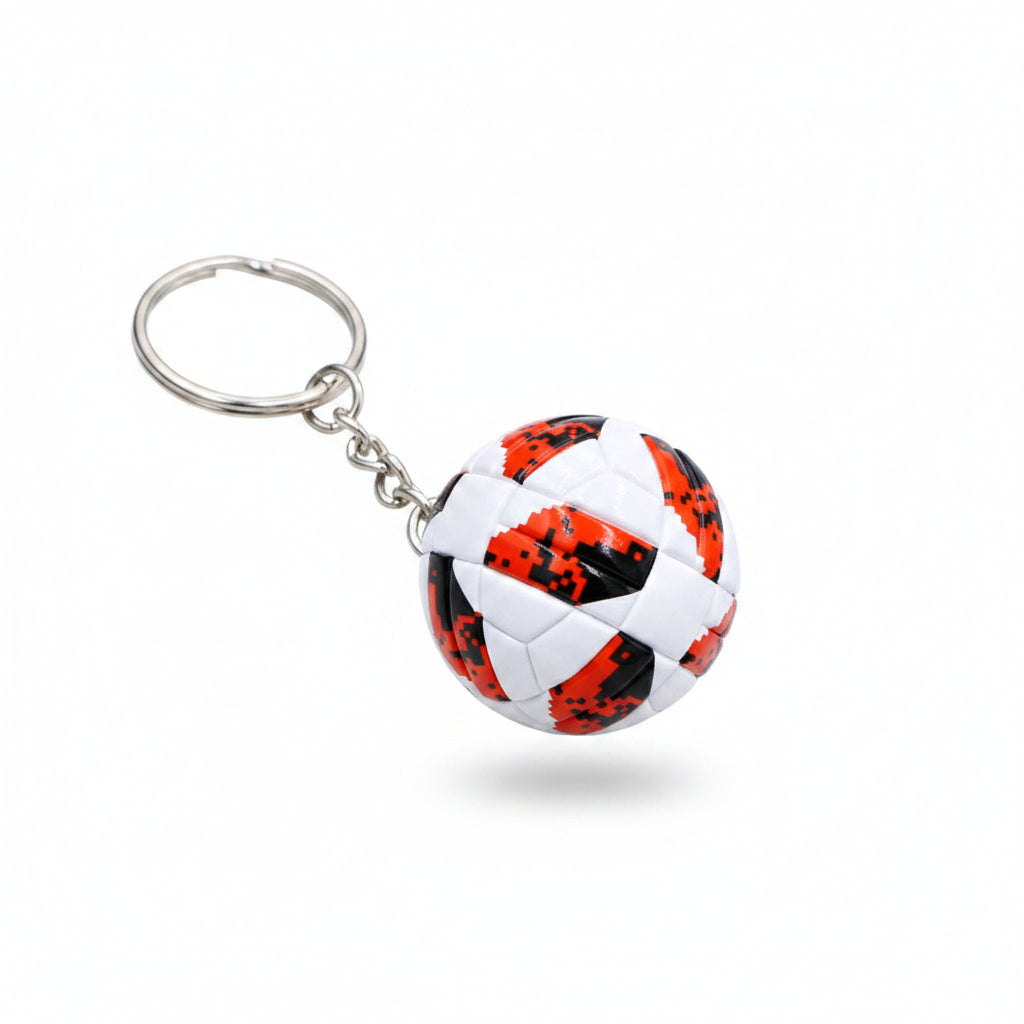 Porte-clÃ©s | Ballon de football Coupe du monde FIFA 2018 (Russie) - Telstar Mechta (rouge digital) | Sivalc