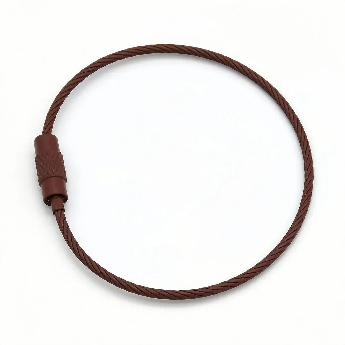 Porte-clés | Câble | Sivalc Brown / 5pcs