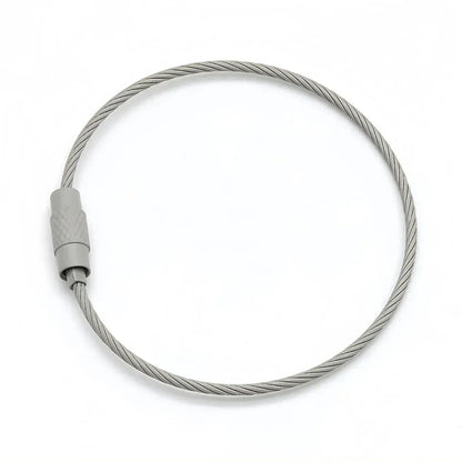 Porte-clés | Câble | Sivalc Grey / 5pcs
