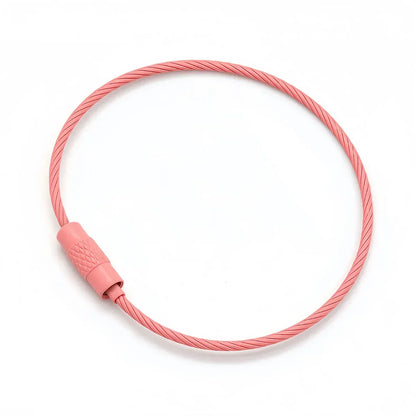 Porte-clés | Câble | Sivalc Light Pink / 5pcs