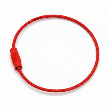 Porte-clés | Câble | Sivalc Red / 5pcs