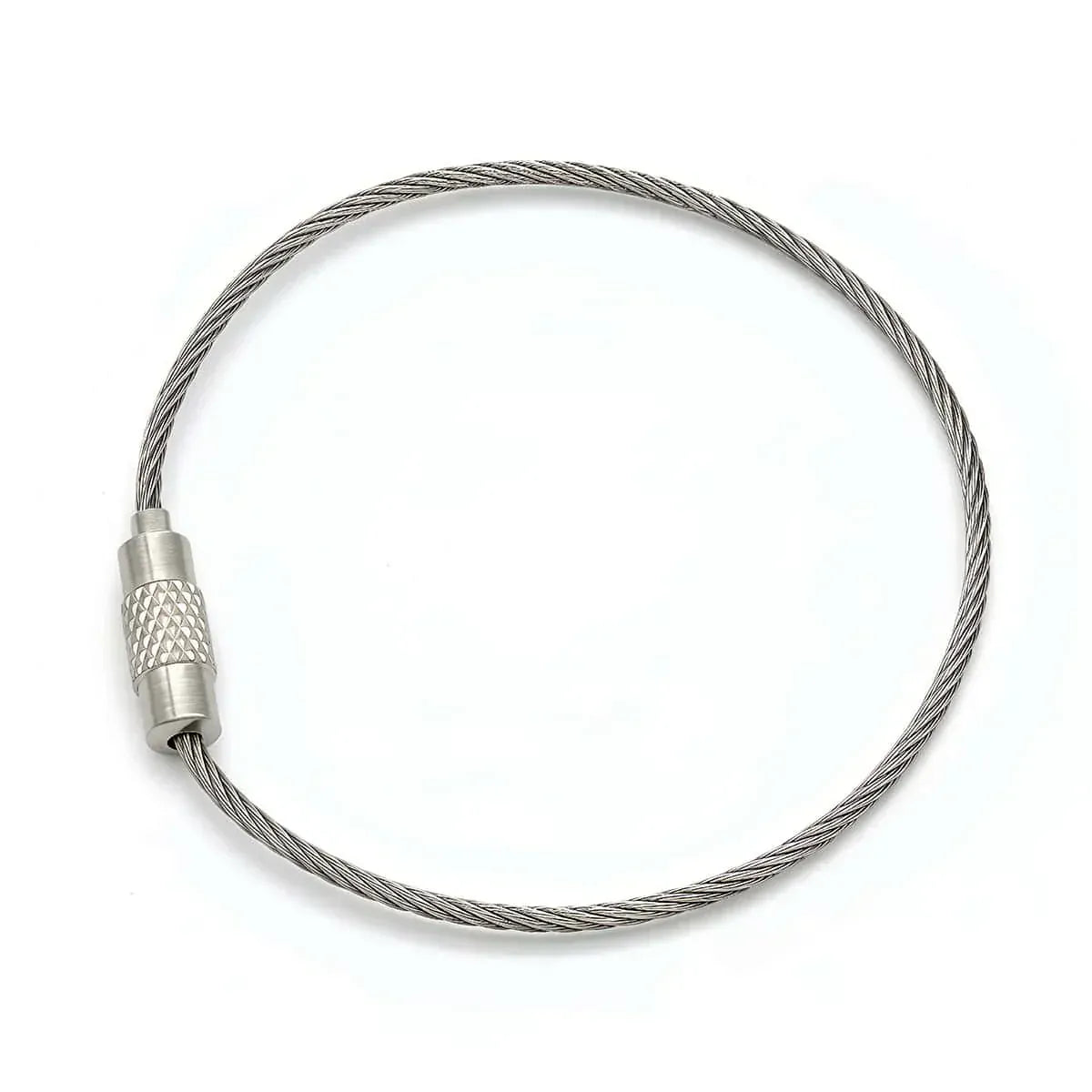 Porte-clés | Câble | Sivalc Silver / 5pcs
