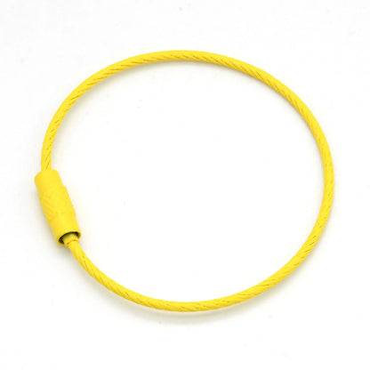 Porte-clés | Câble | Sivalc Yellow / 5pcs