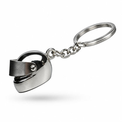 Porte-clés casque moto : utile au quotidien – Sivalc Argent / 6 cm