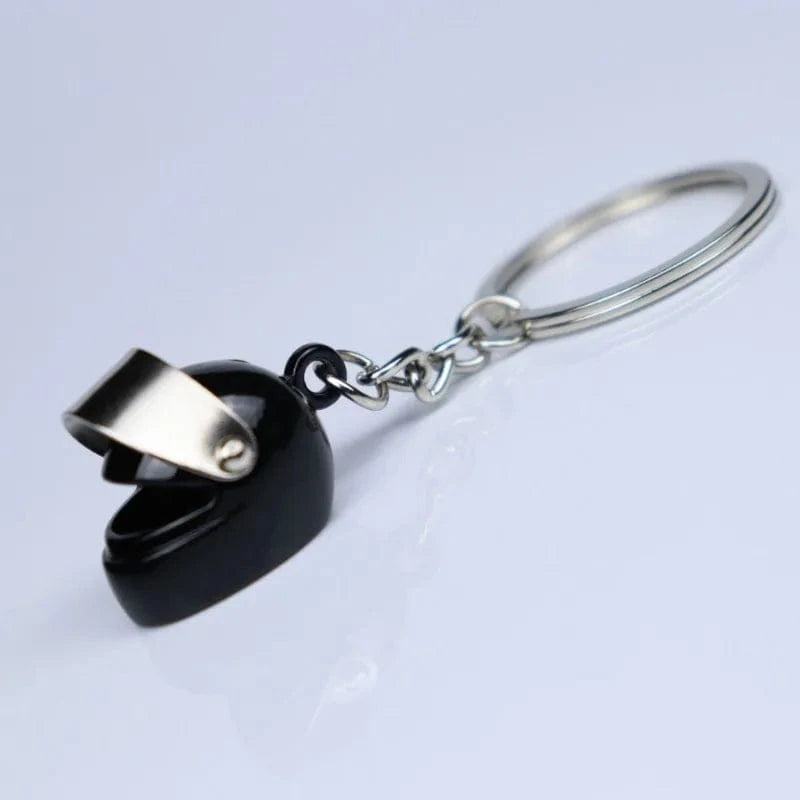 Porte-clés casque moto : utile au quotidien – Sivalc Noir / 6 cm