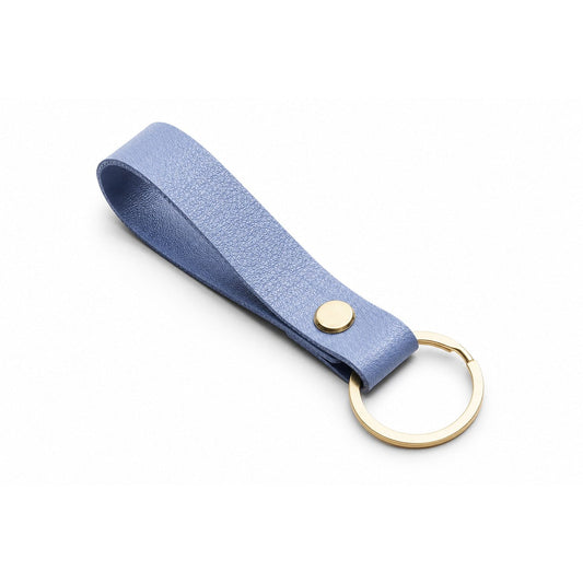 Porte-clés Cuir Élégant | Sivalc Bleu ciel