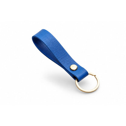 Porte-clés Cuir Élégant | Sivalc Bleu roi