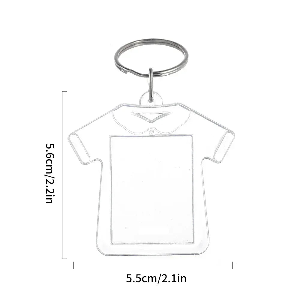 Porte-clés | Étui transparent T-shirt | Sivalc Style 03 / 1pcs