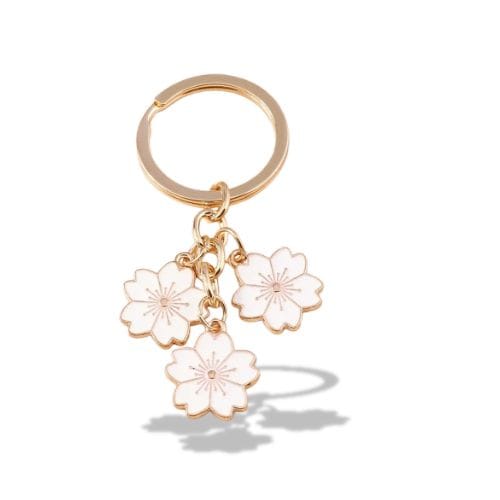 Porte-clés | Fleurs | Sivalc Blanc