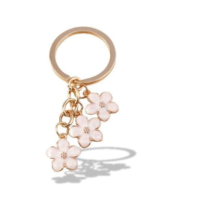 Porte-clés | Fleurs | Sivalc Blanc