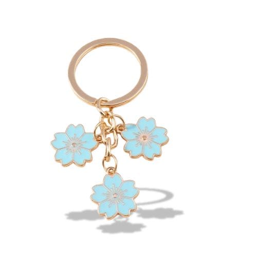 Porte-clés | Fleurs | Sivalc Bleu