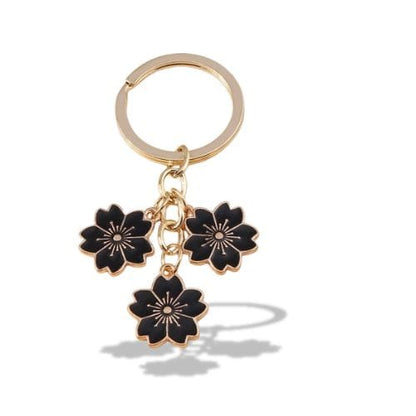 Porte-clés | Fleurs | Sivalc Noir