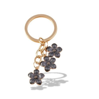 Porte-clés | Fleurs | Sivalc Noir