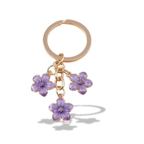Porte-clés | Fleurs | Sivalc Violet
