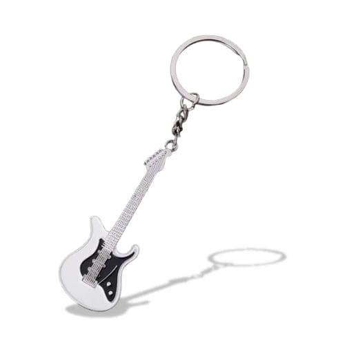 Porte-clés | Guitare électrique | Sivalc Blanc