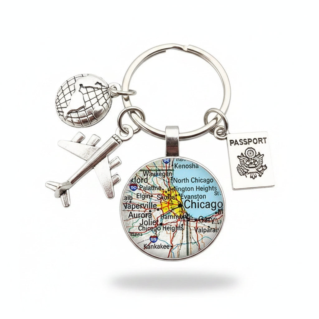 Porte-clés | Mini-objets voyage | Sivalc Chicago 2