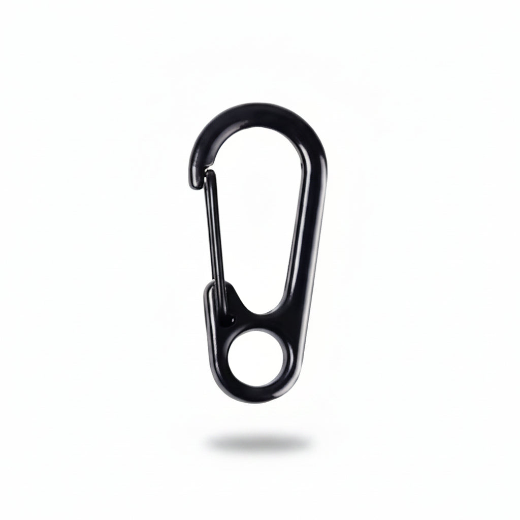 Porte-clés | Mousqueton accroche circulaire | Sivalc Noir