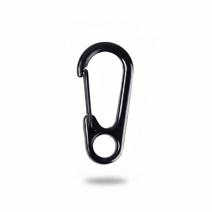 Porte-clés | Mousqueton accroche circulaire | Sivalc Noir