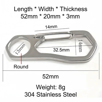 Porte-clés | Mousqueton accroche circulaire | Sivalc Round / 1 PCS