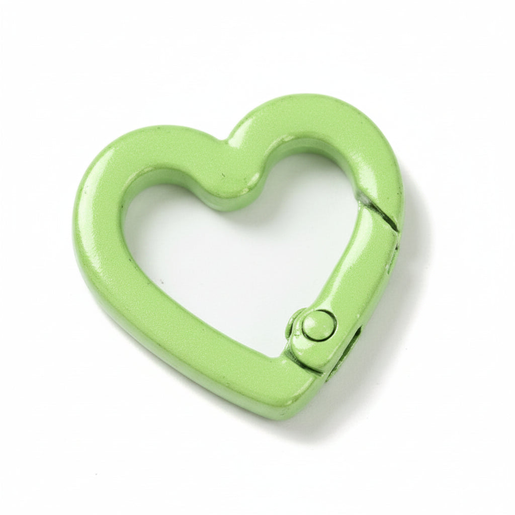 Porte-clés | Mousqueton cœur | Sivalc Light green