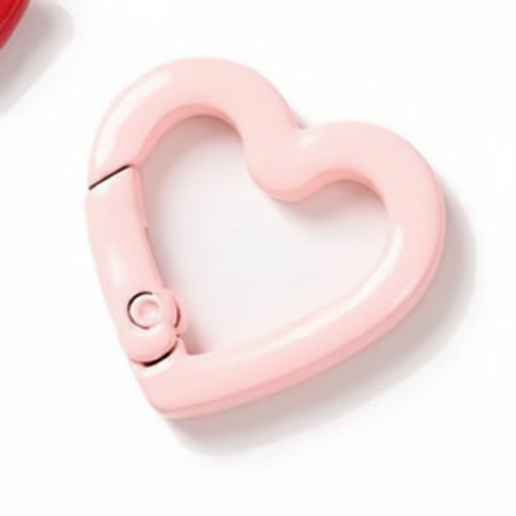 Porte-clés | Mousqueton cœur | Sivalc Light pink