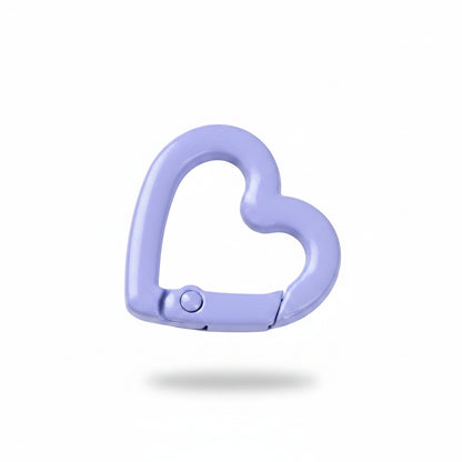 Porte-clés | Mousqueton cœur | Sivalc purple