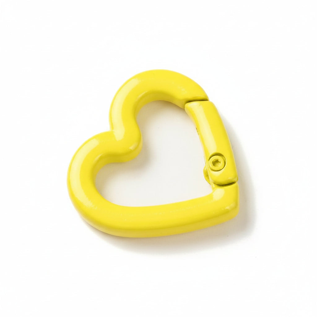 Porte-clés | Mousqueton cœur | Sivalc Yellow