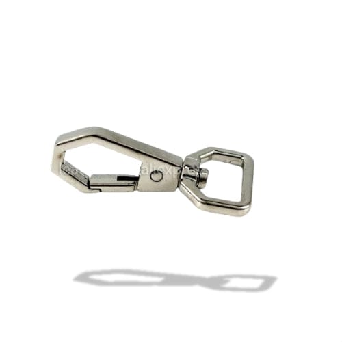 Porte-clés | Mousqueton pivotant hexagonal | Sivalc Argent / 13mm