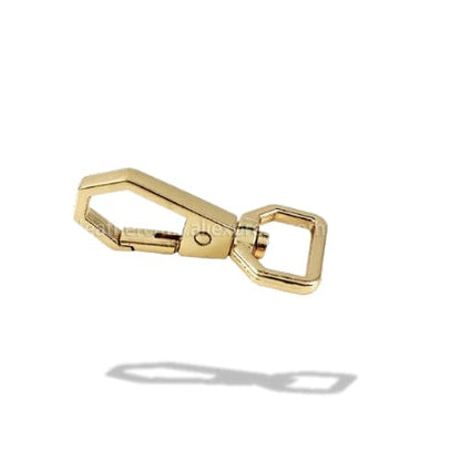 Porte-clés | Mousqueton pivotant hexagonal | Sivalc Or / 13mm