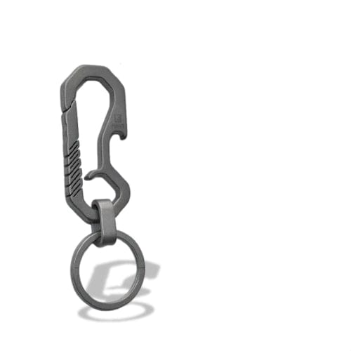 Porte-clés | Mousqueton titane décapsuleur | Sivalc Titane