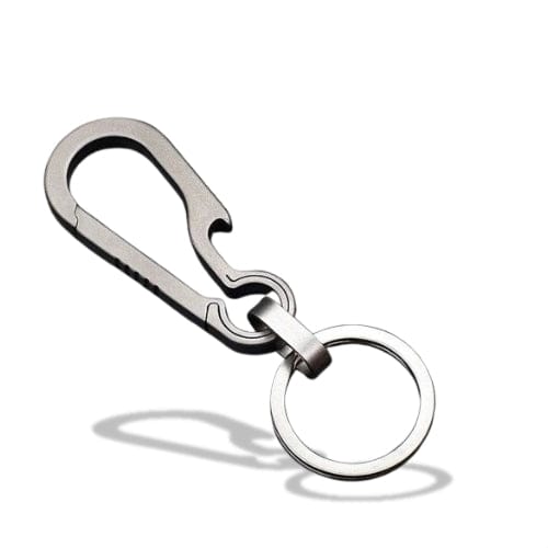 Porte-clés | Mousqueton titane décapsuleur | Sivalc Titane