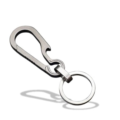 Porte-clés | Mousqueton titane décapsuleur | Sivalc Titane