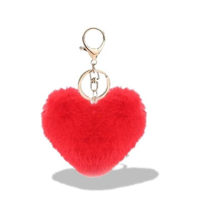 Porte-clés | Peluche cœur | Sivalc Rouge