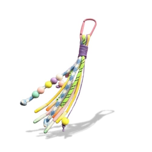 Porte-clés | Perles & cordes | Sivalc Rose