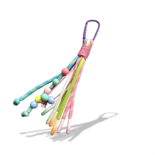 Porte-clés | Perles & cordes | Sivalc Violet