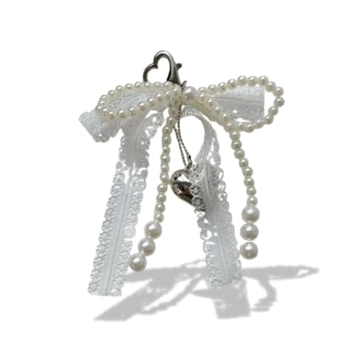 Porte-clés | Perles & rubans | Sivalc Blanc