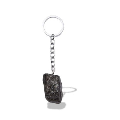 Porte-clés | Pierre naturelle brute Noire | Sivalc
