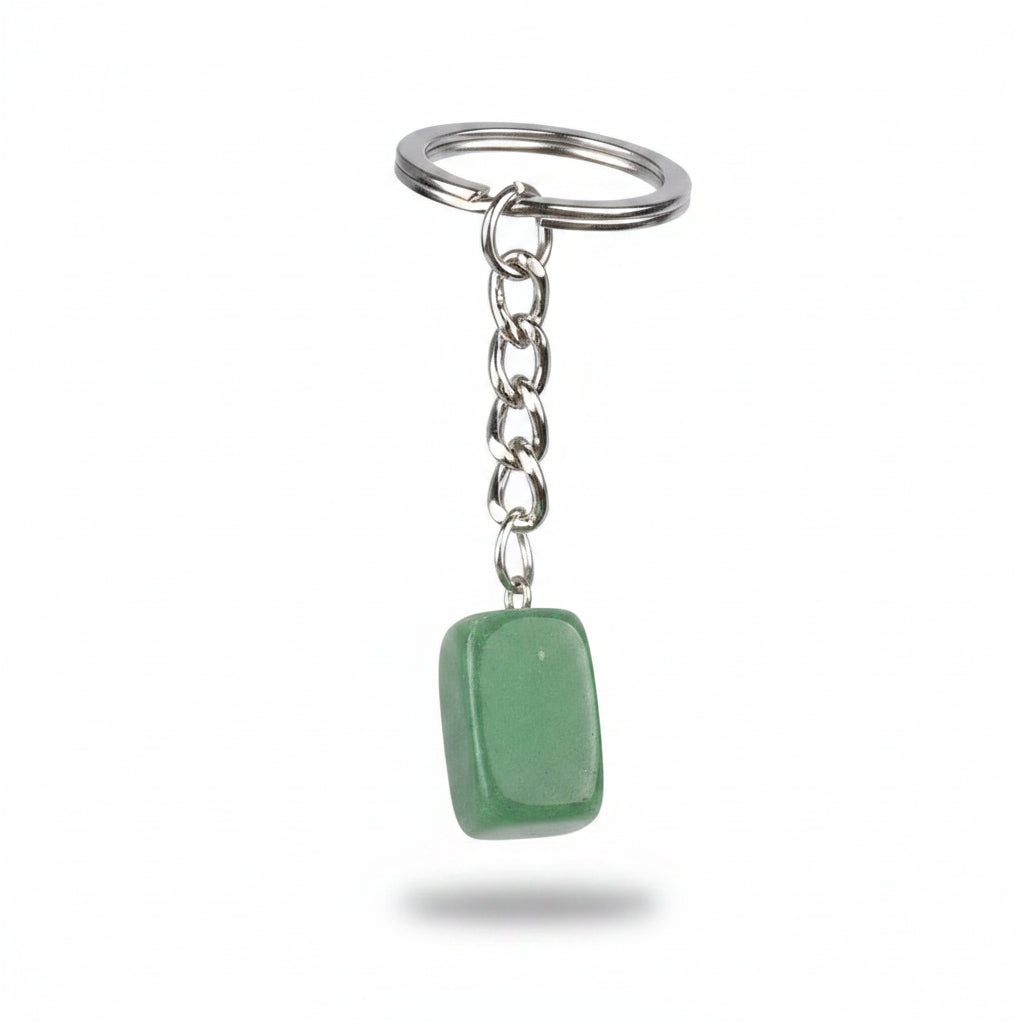 Porte-clés | Pierre précieuse taillée | Sivalc Aventurine