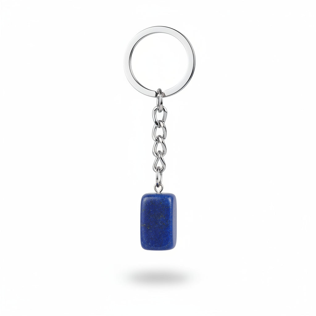 Porte-clés | Pierre précieuse taillée | Sivalc Blue aventurine