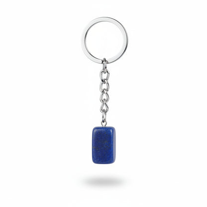 Porte-clés | Pierre précieuse taillée | Sivalc Blue aventurine