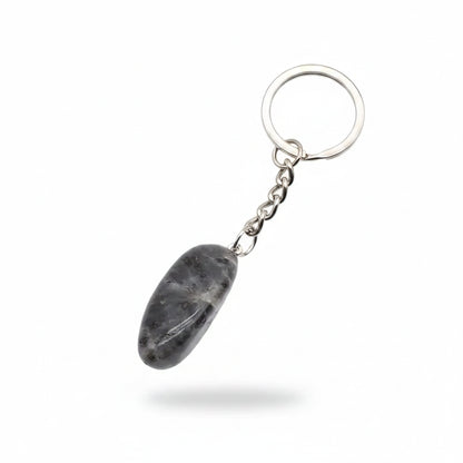 Porte-clés | Pierre précieuse taillée | Sivalc Flash Labradorite / 15x30-20x40mm