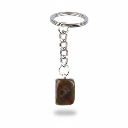Porte-clés | Pierre précieuse taillée | Sivalc Indian Agate