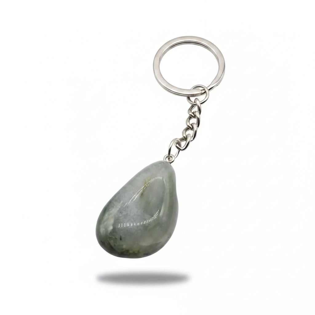 Porte-clés | Pierre précieuse taillée | Sivalc Sapphire / 15x30-20x40mm