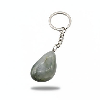 Porte-clés | Pierre précieuse taillée | Sivalc Sapphire / 15x30-20x40mm