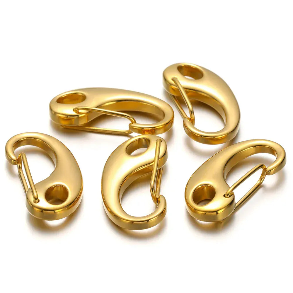 Porte-clés | Pince de homard | Sivalc gold / 26mm