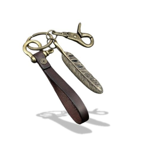 Porte-clés | Plume et accessoires | Sivalc Marron