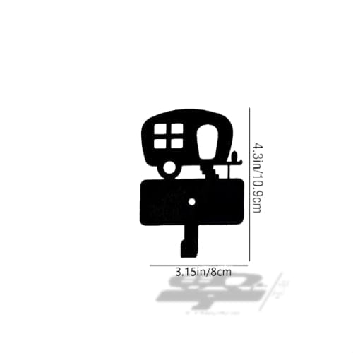 Porte-clés | Porte-clés mural caravane | Sivalc Métal